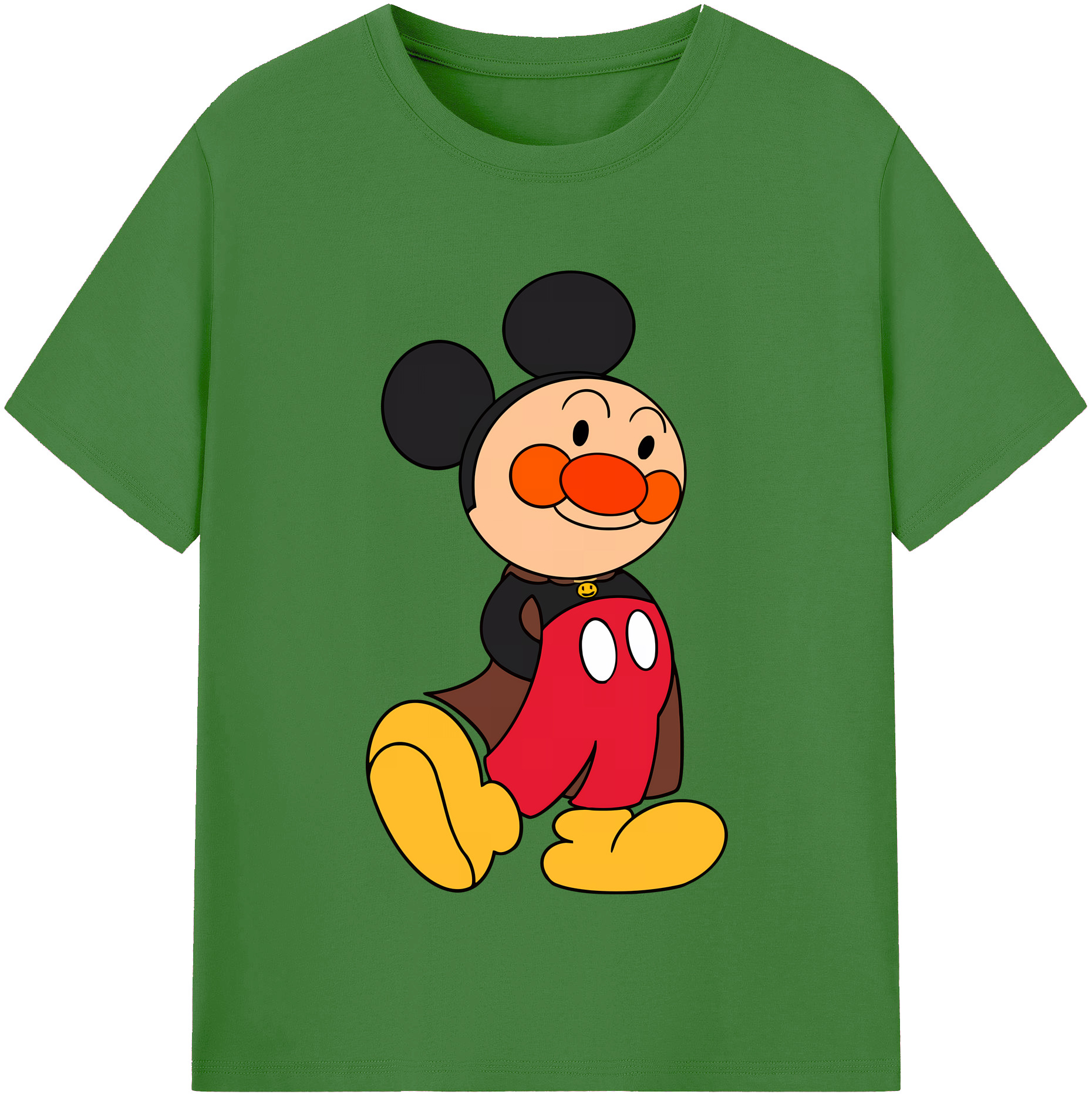 （画像用） アンパンマン Anpanman レディースカジュアルプリントTシャツ（綿100％）